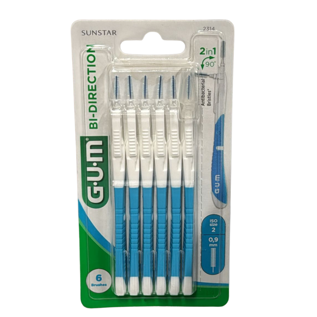 GUM Bi-Direction Ragers 0,9 mm (6 stuks)