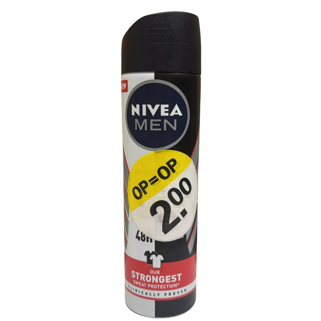 NIVEA MEN Our Strongest Sweat Protection 48H Deodorant Spray