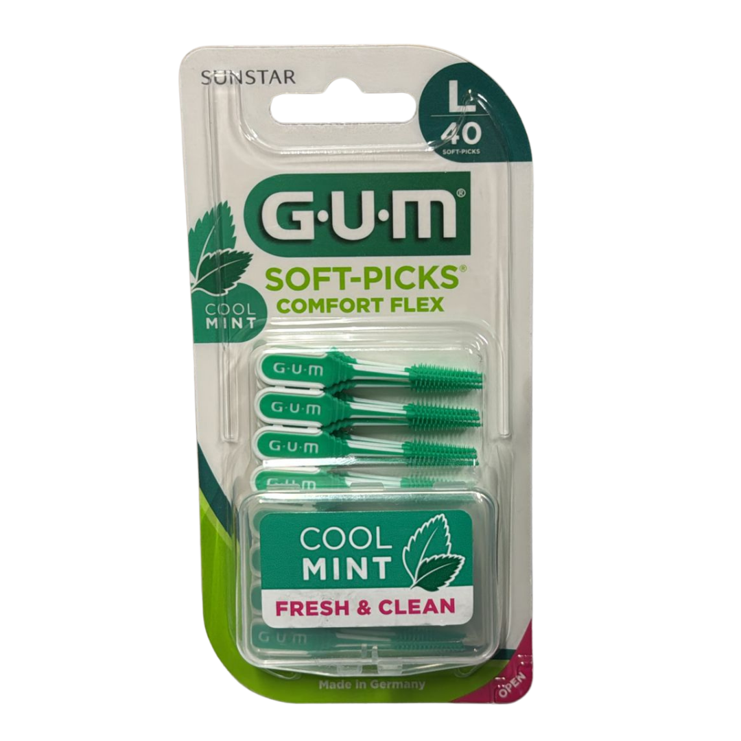 GUM Soft-Picks Comfort Flex Cool Mint (40 stuks)