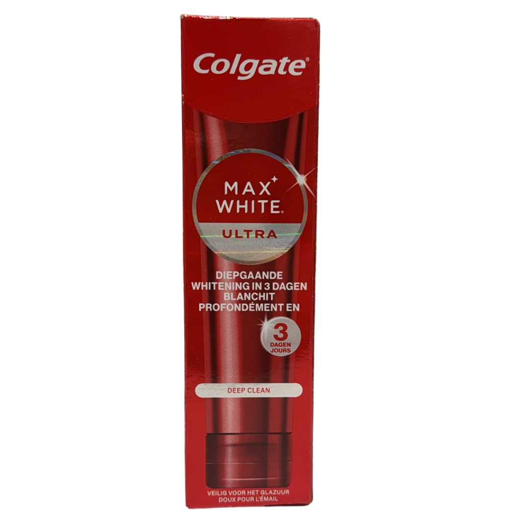 Colgate Max White Ultra Deep Clean Tandpasta