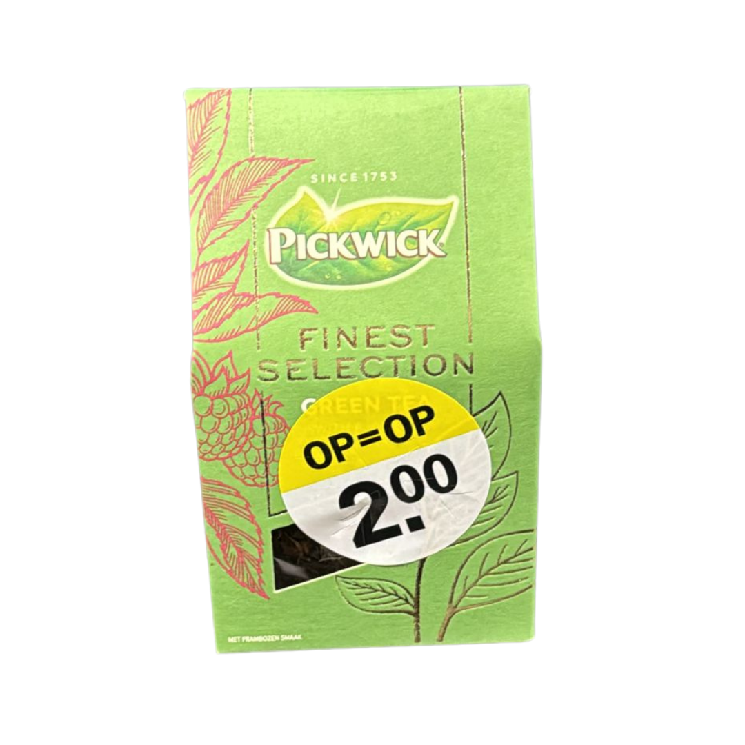 Pickwick Finest Selection Green Tea – Frambozensmaak
