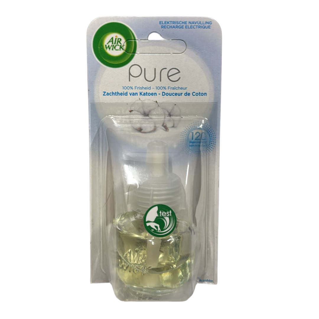 Air Wick Pure Navulling – Zachte Katoen