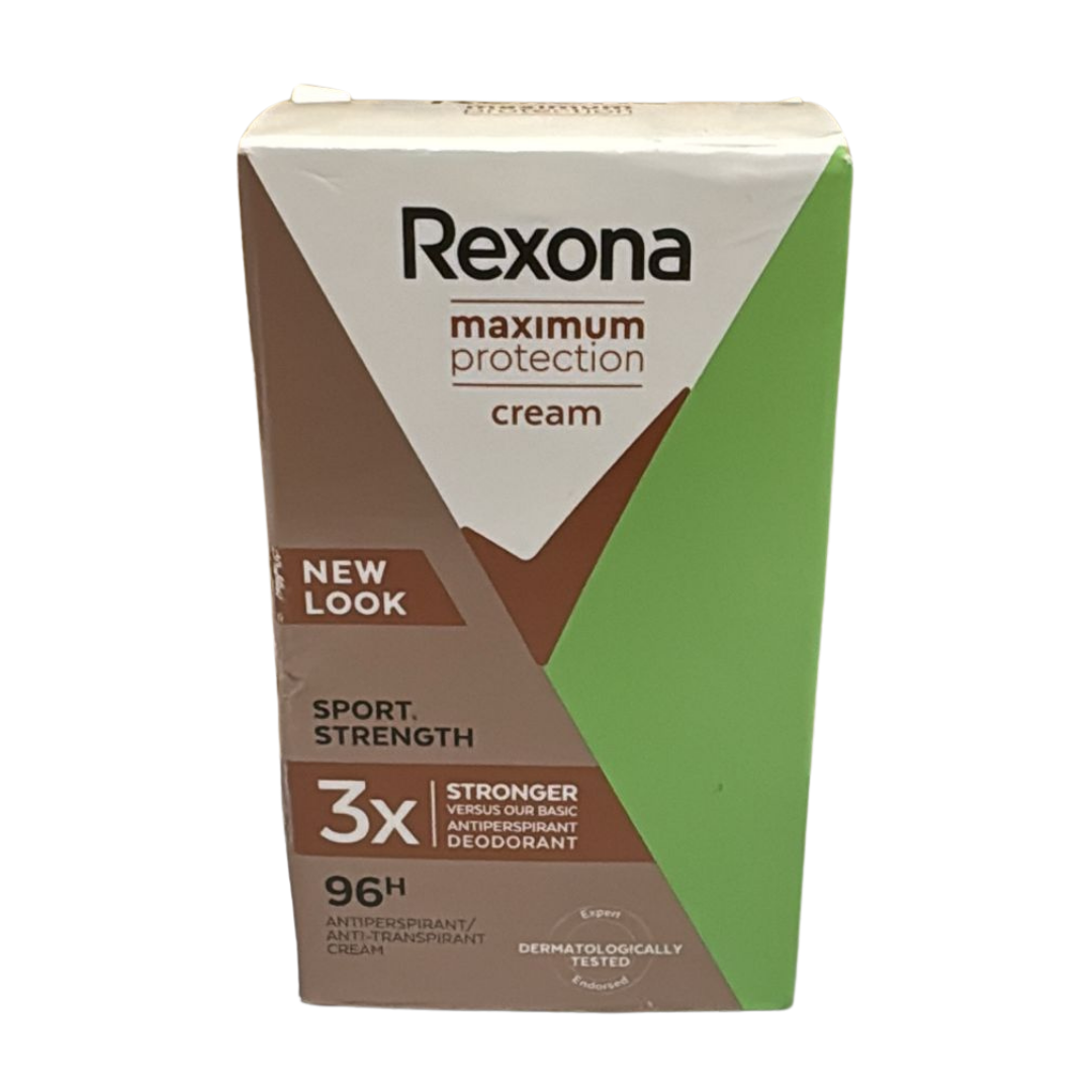 Rexona Maximum Protection Cream – Sport Strength – 96H