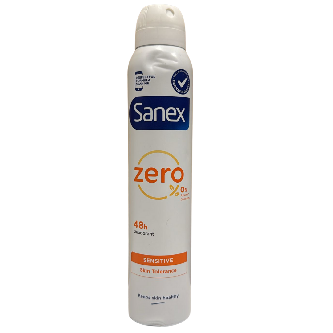 Sanex Zero% Sensitive Deodorant Spray (200ml)