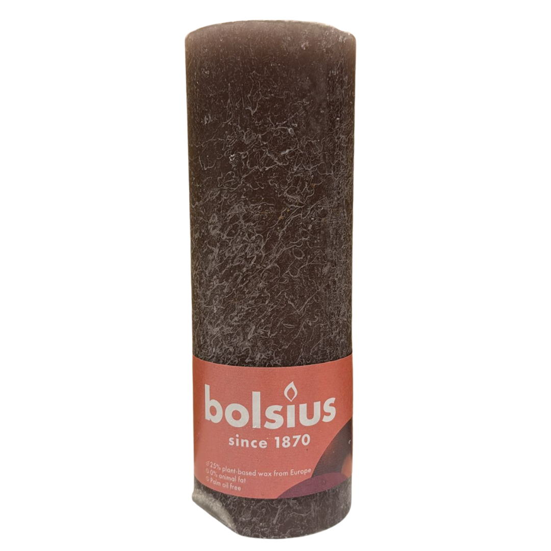 Bolsius Stompkaars Donkerbruin