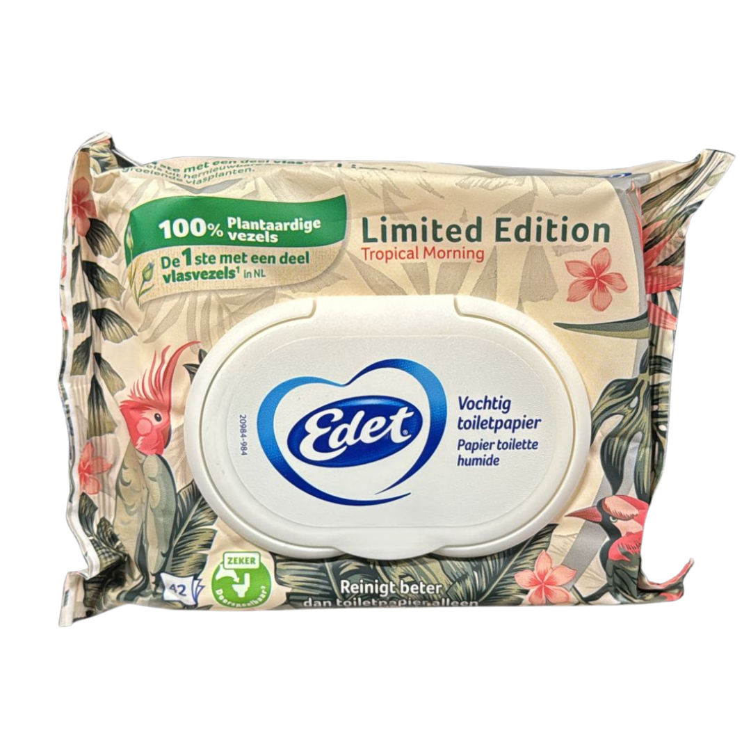 Edet Vochtig Toiletpapier Tropical Morning (42 stuks)