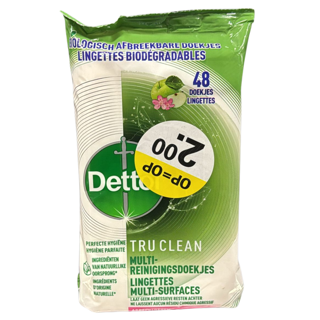 Dettol Tru Clean Reinigingsdoekjes (48 stuks)