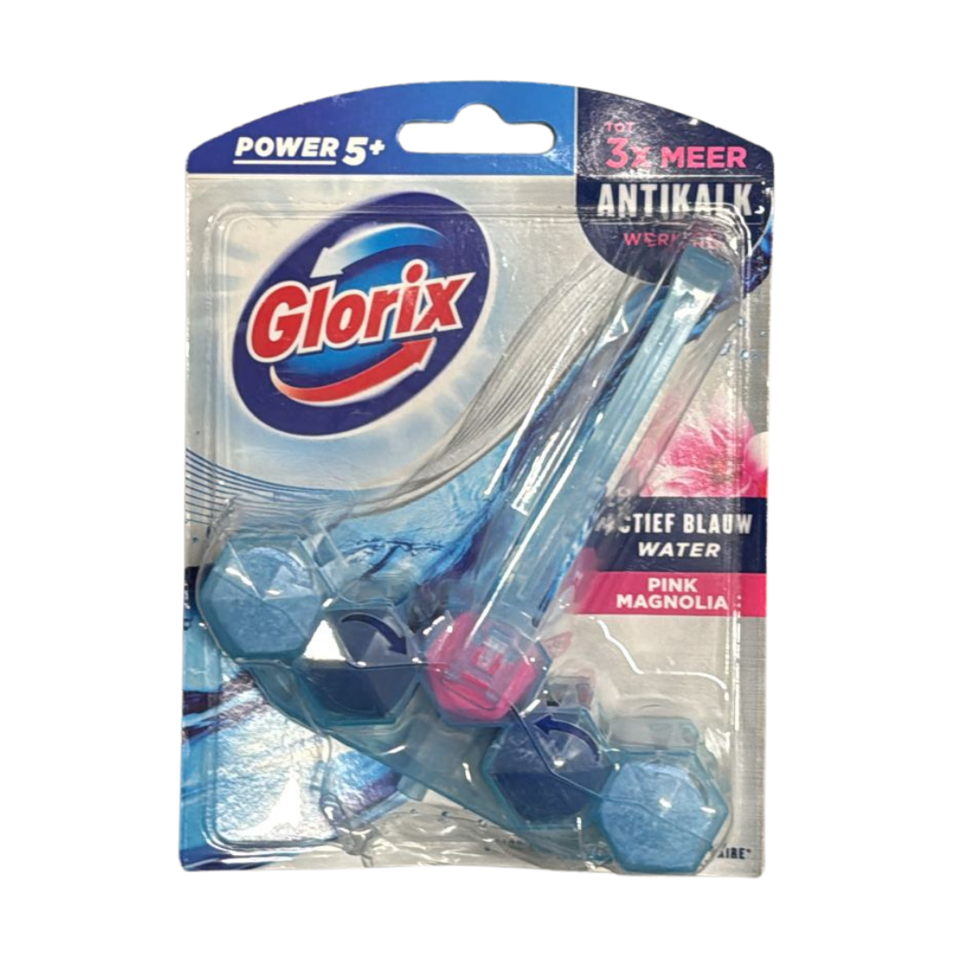 Glorix Power 5+ Pink Magnolia - Toiletblok