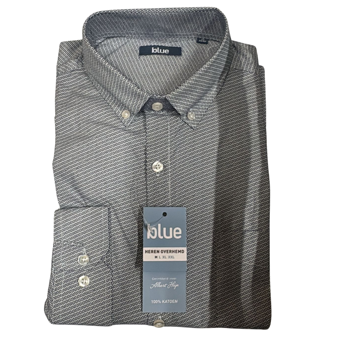 Blue Heren Overhemd – Maat M t/m XXL