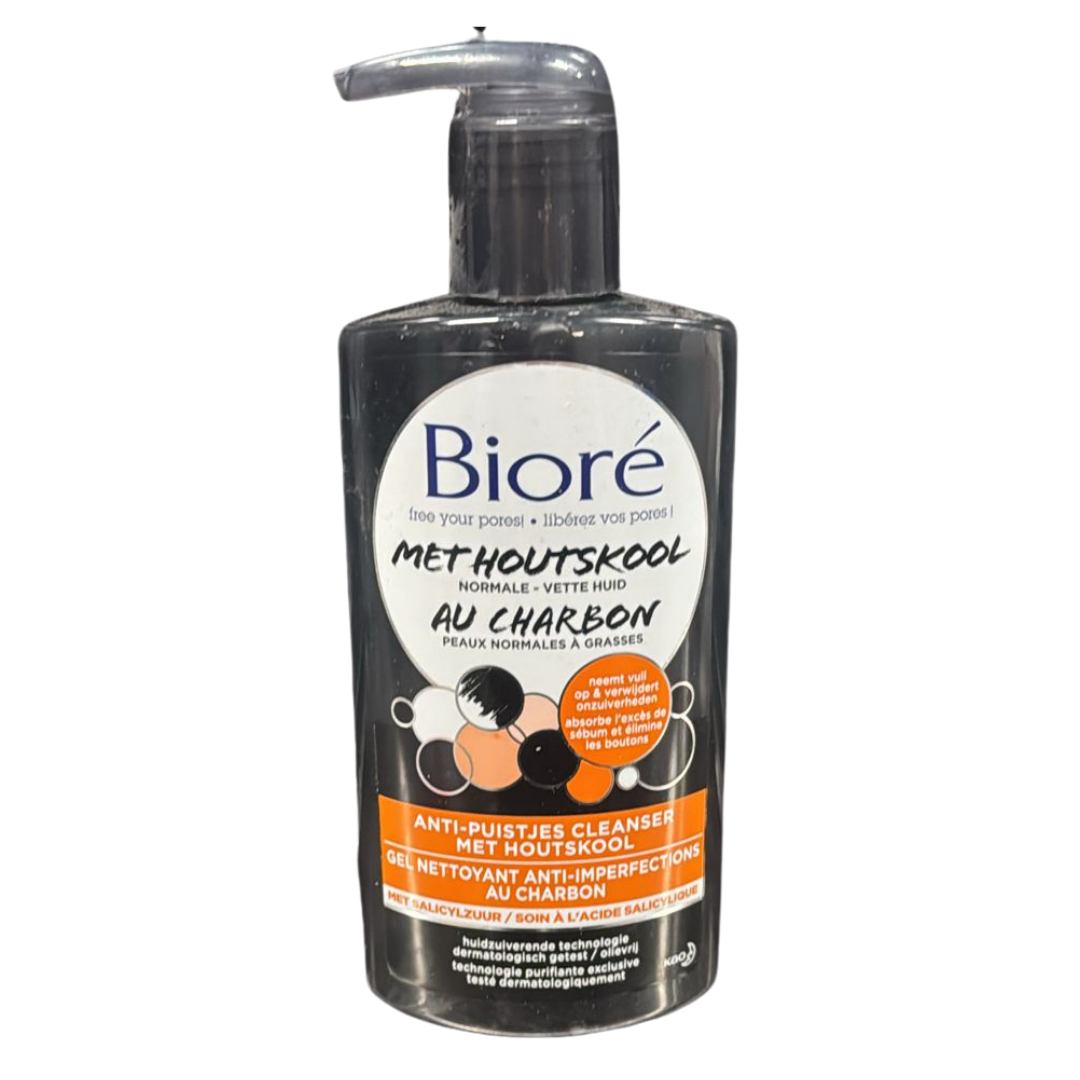 Bioré Anti-Puistjes Cleanser met Houtskool