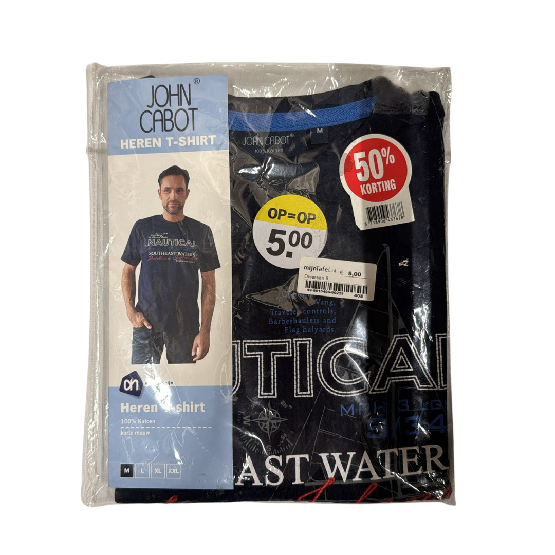 John Cabot Heren T-shirt – Nautical