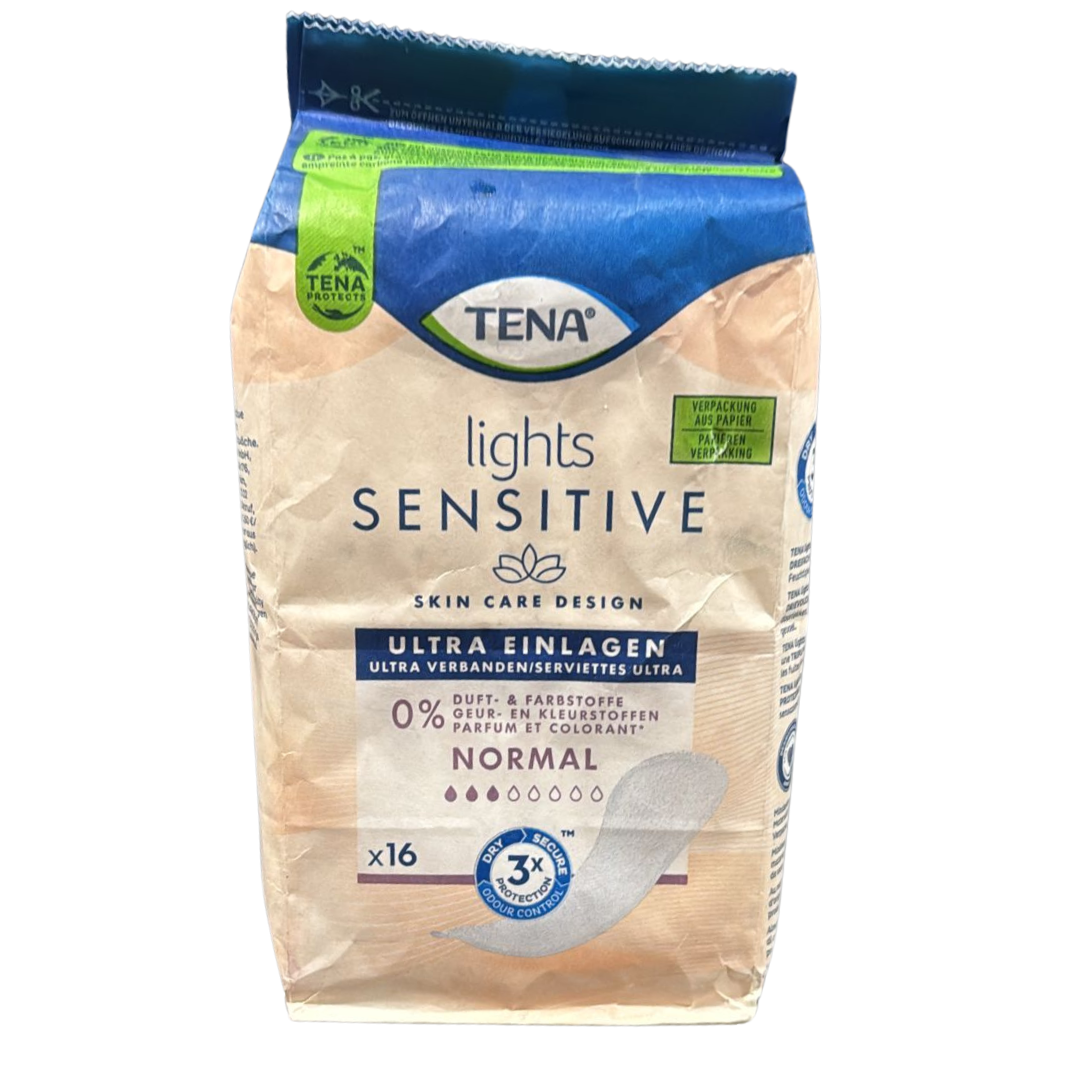 TENA Lights Sensitive Ultra Einlagen Normal (x16)