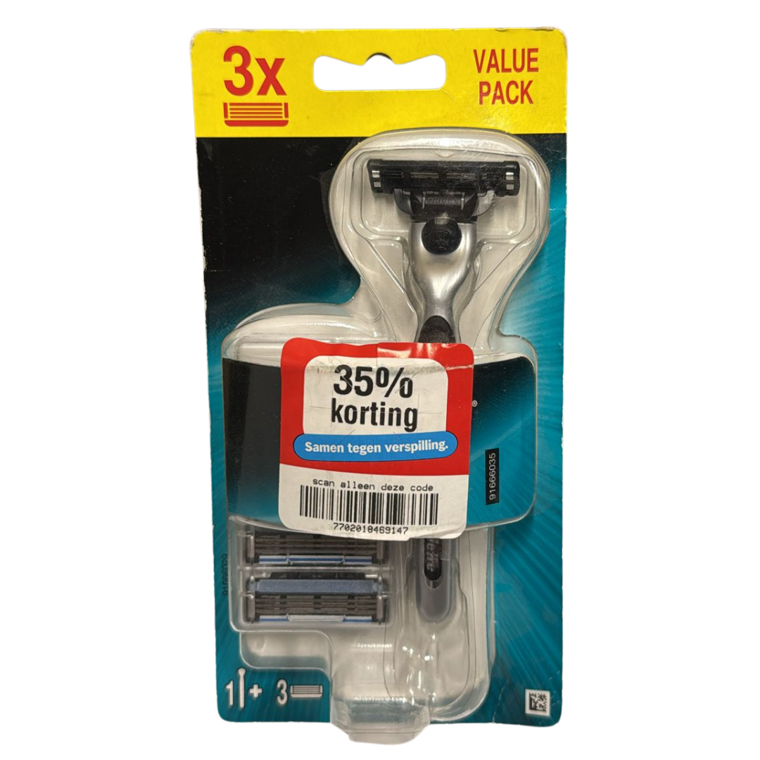 Gillette SkinGuard Sensitive Scheersysteem + 2 Mesjes