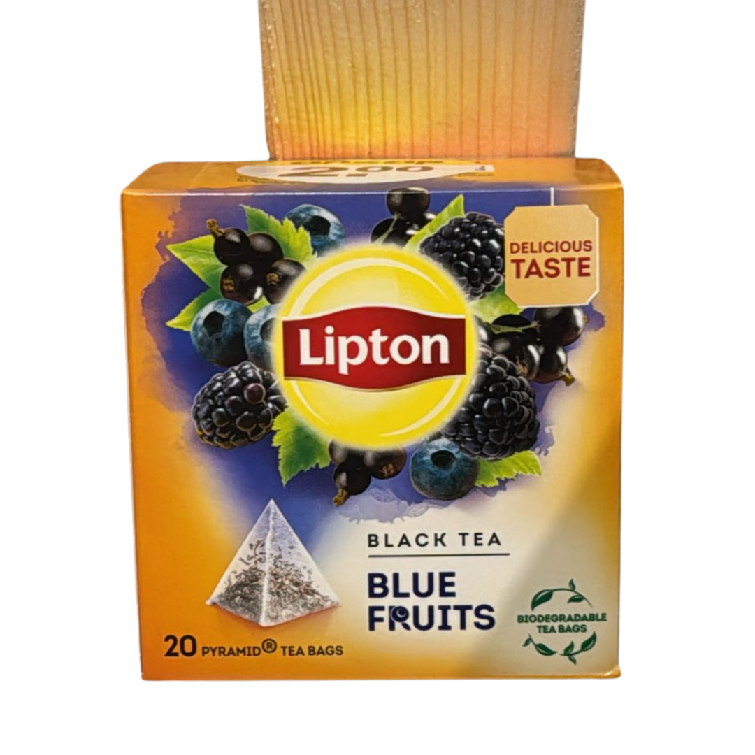 Lipton Black Tea – Blue Fruits (20 zakjes)